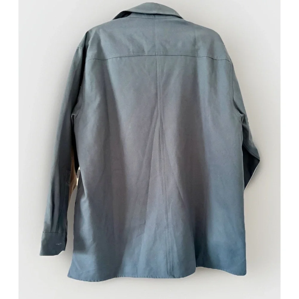 Levi's Shirt Jacket Overshirt Slate Blue Workwear Button Up Utility Men‎ M
